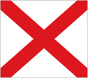 The State flag of Alabama