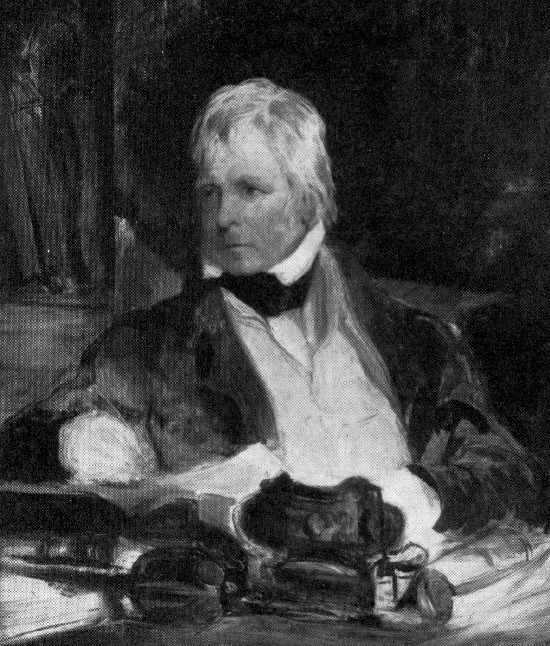 A portrait of Sir Walter Scott