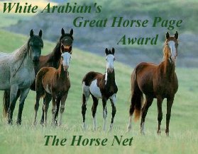 White Arabian's Award!