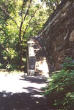   Stone staircase from the Bronx Park up to BPE and Burke Ave