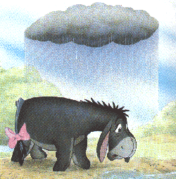 Eeyore and his raincloud