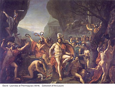 King Leonidas at Thermopylae