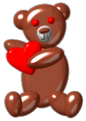 Heart in my eyes Chocolate Bear