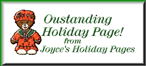 Oustanding Holiday Page Award