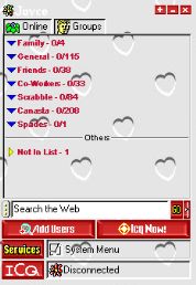 White Hearts Skiz for ICQ