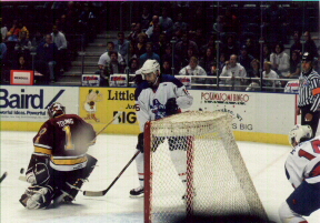 Eric Fenton goes for a goal in the Turner Cup Playoffs