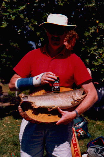 The Humorous Trout and the famous beer of the Laughing Trouts