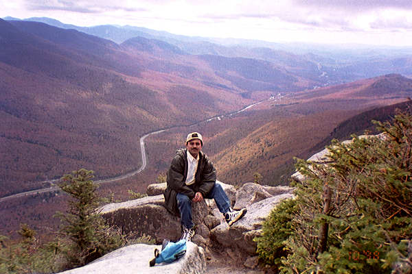 On the top of Canon Mountain- NewHampshire
