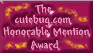 cutebug.com Honorable Mention