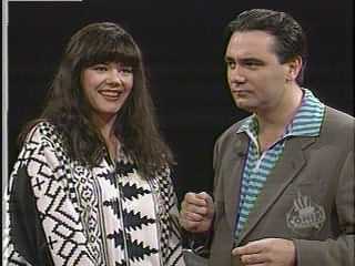 Tony with Josie Lawrence