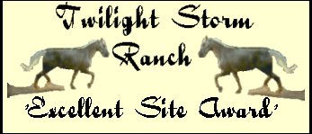 Twilight Storm Ranch - Excellent Site
Award