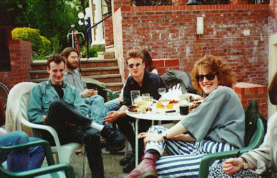 A rabble of palaeontologists circa. 1993 (LIA in 

shades)