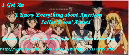 I know everything about American Sailor Moon award!