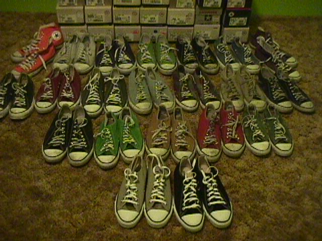 Yep, those are all Converse All-Stars!