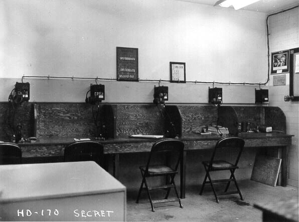 Telephone switchboard room of the HECP/HDCP