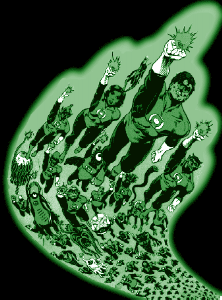 The Green Lantern Corps.