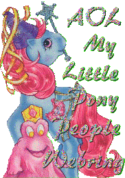  AOL My Little Pony People Webring Logo 