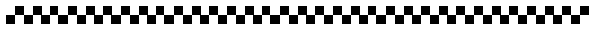 Row of Checkered Flags