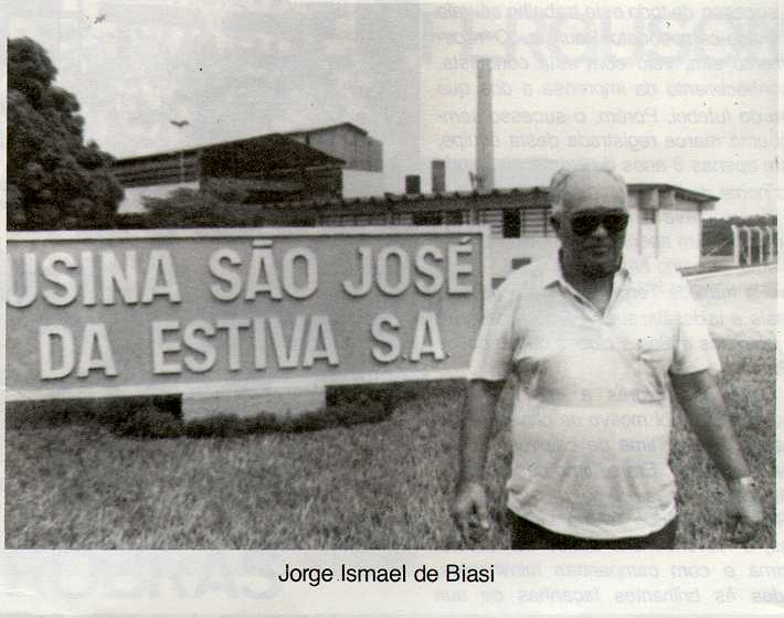 Ex-presidente e fundador Jorge Ismael de Biasi
