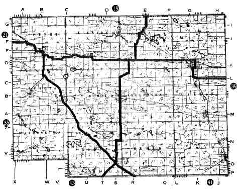 [NOBLE COUNTY 1917 ROADMAP]