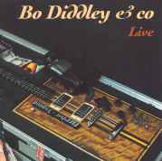 {Bo Diddley CD cover featuring the Mean Machine guitar}