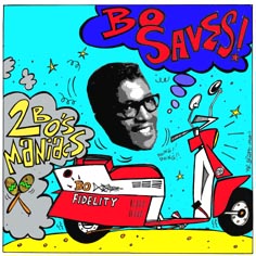 {Two Bo's Maniacs CD cover}