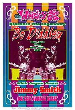 {Bo Diddley concert poster}