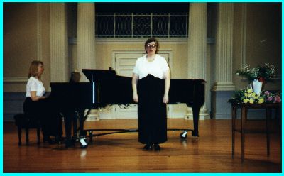 Barb(at piano) and Janice at Gettysburg College