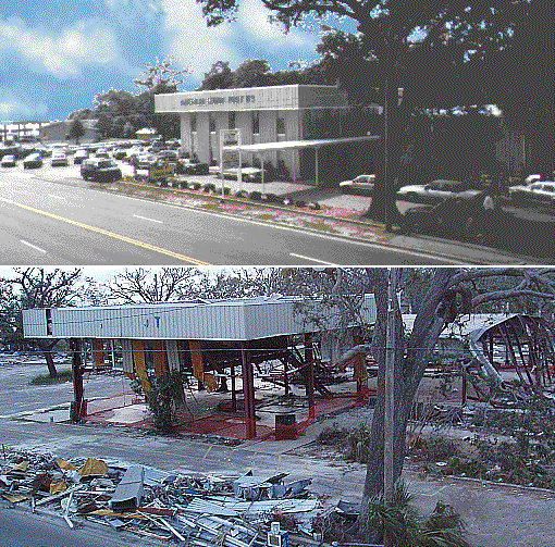 Post 119 Before & After Hurricane Katrina