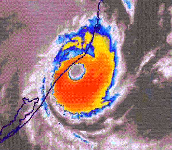 Catarina Enhanced Satellite Image