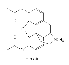 Heroin's Chemical Structure!