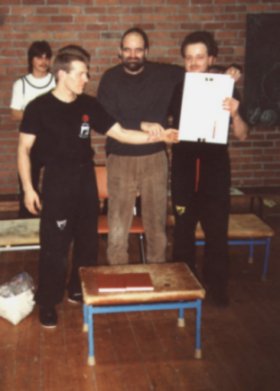 Ralph Haenel, the first East German Wing Tsun Instructor certified by GM Keith R. Kernspecht