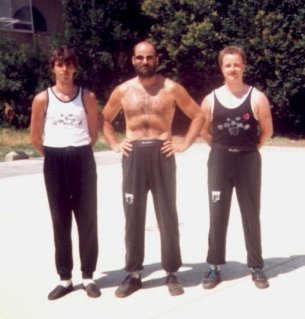 During a seminar in Livorno/Italy, Ralph Haenel on the right with Grandmaster Keith R. Kernspecht