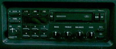 1989 Ford AM/FM/Cassette Radio