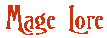 Mage Lore