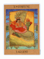 Goddess Tarot, Wheel of Fortune.  Available thru Amazon.com