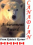 Canadian Achievement Award from Krista's Korners