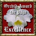 Orchid's Award for Web Excellence