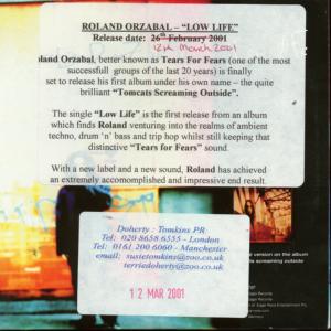 Roland's new Low Life Promo Cd