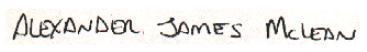 AJ's Handwritten Name