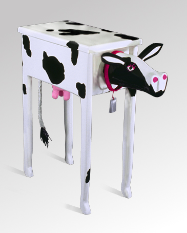 Cow Furniture Craft Room Accents Holstein Cows