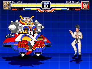 Dr. Wily, ready for battle