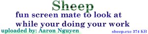 Fun Sheep, (screen mate)