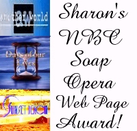 Sharon's NBC Soap Opera Webpage Award