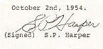 S. Paul Harper - Signature