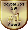 Coyote Jo, UR#1 Award, awarded 6-2002