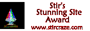 Stir's Stunning Site Award