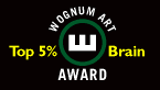 Wognum Art Top 5% Brain Award