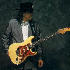 Stevie Ray posing with Strat.