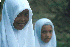 Shah Alam, muslim schoolgirls. Malaysia, 1994. 